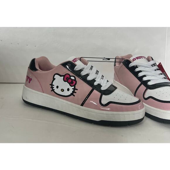 Hello Kitty woman’s size 8 shoes Sneakers Pink white Hello kitty cat Sanrio New - Picture 11 of 12